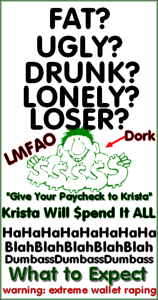 Give Your Fat Wallet to Krista!