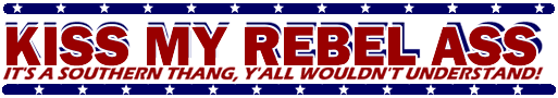 redneck flag - the south shall rise again, babycakes!